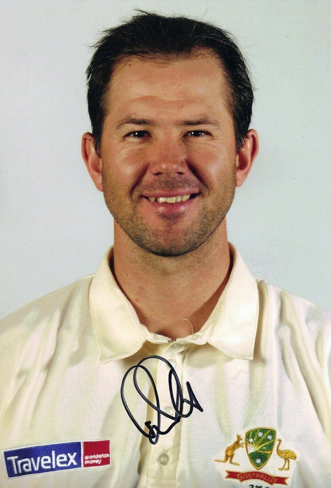 Ricky Ponting Signed 12X8 Photo Poster painting Cricket Australia Genuine AFTAL COA (2583)