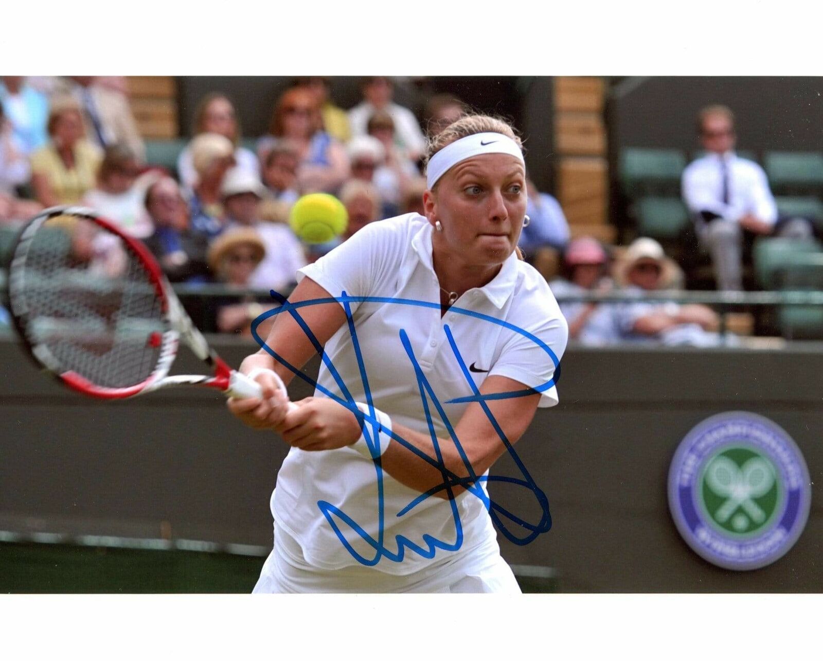 Petra Kvitová TENNIS PLAYER autograph, In-Person signed Photo Poster painting