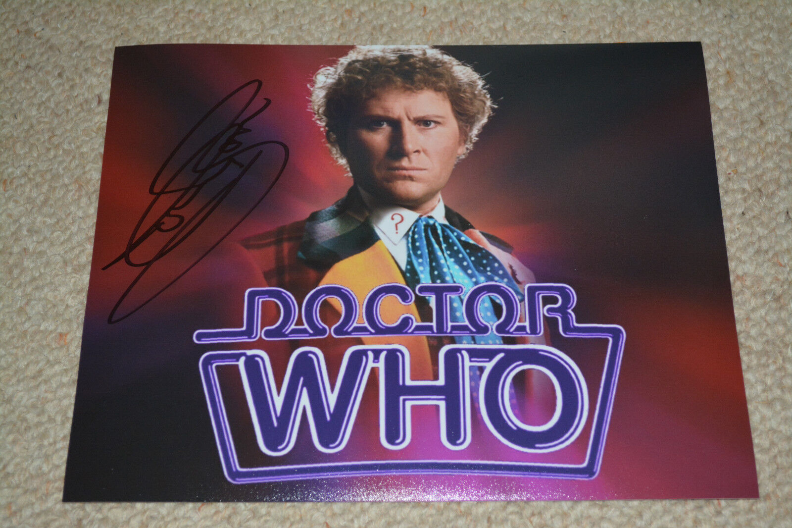 COLIN BAKER signed autograph In Person 8x10 (20x25 cm) DOCTOR WHO