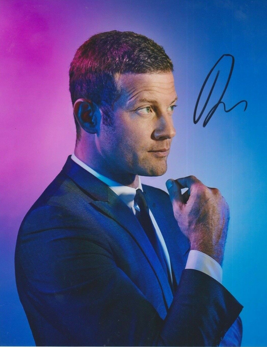 Dermot O Leary (This Morning) **HAND SIGNED** 10x8 Photo Poster painting ~ AUTOGRAPHED