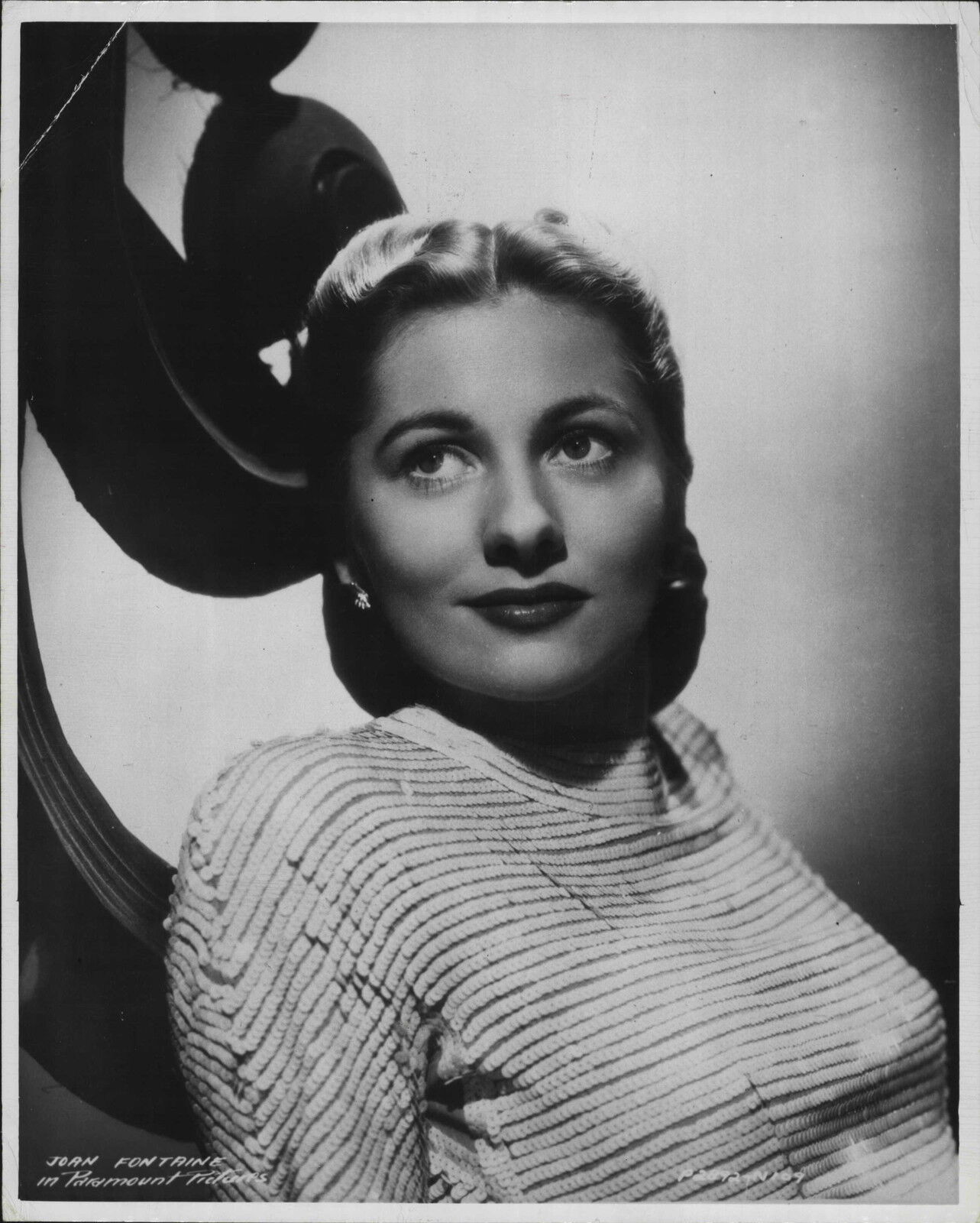 Joan Fontaine 1950 Paramount Pictures Press Photo Poster painting