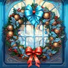 Christmas Wreath-Paint by Numbers Acrylic Painting 40*40CM