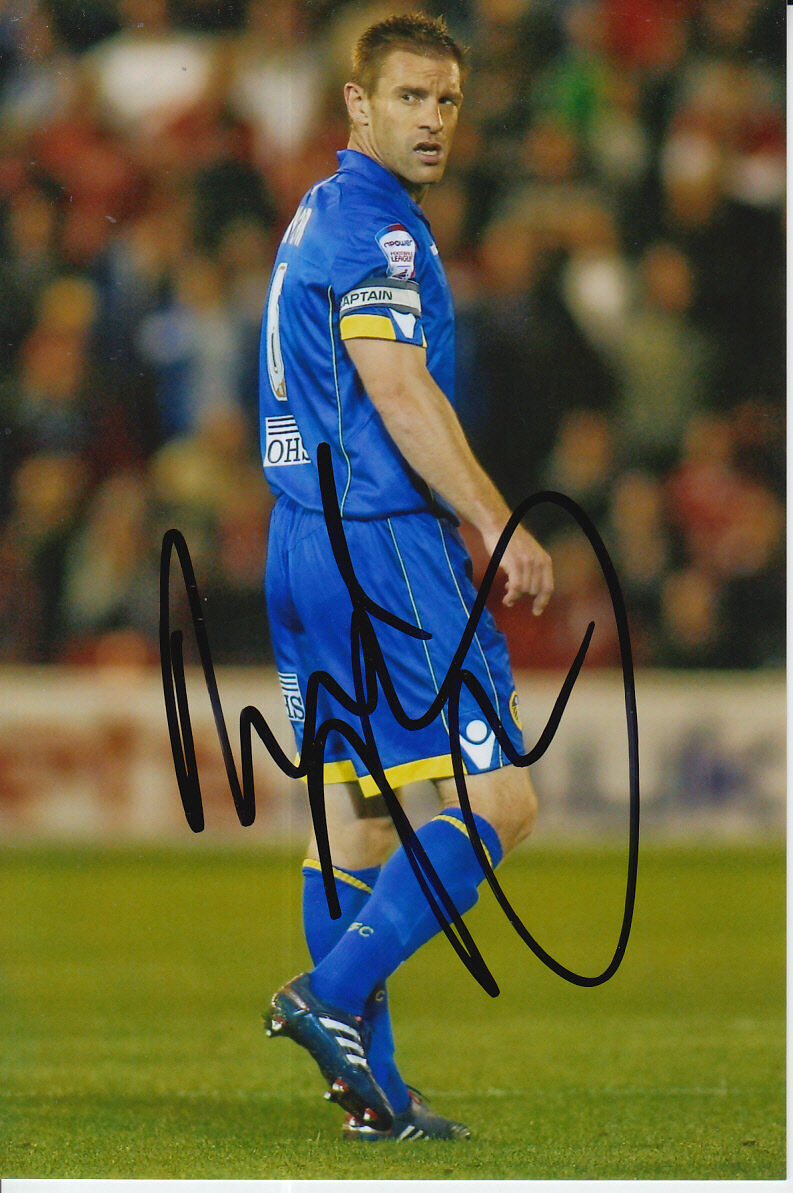 LEEDS UNITED HAND SIGNED RICHARD NAYLOR 6X4 Photo Poster painting 1.