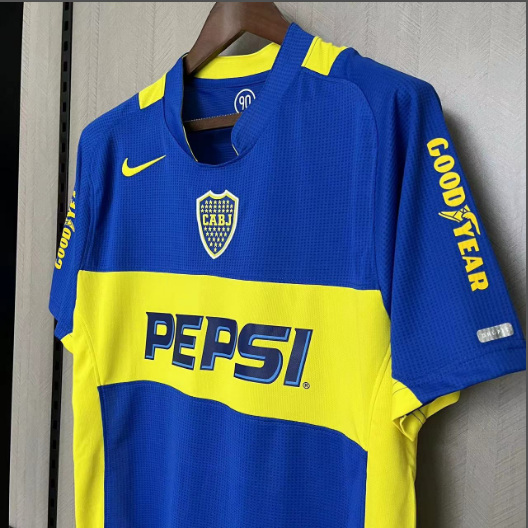 Retro Boca Juniors 2004/2005 Home Football Jersey Thai Quality