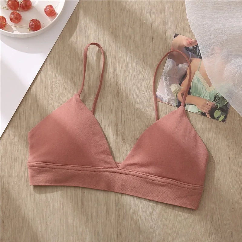 FINETOO Women Crop Tops Tube Top Female Seamless Underwear Streetwear Backless Camis Lingerie Crop Tops S-L Girls Tank Bralette
