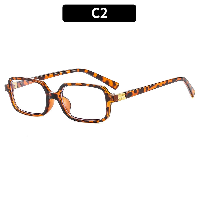 Casual Geometric Pc Square Full Frame Glasses