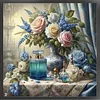 Flower Vase-14CT Stamped Cross Stitch 40*40cm tapestrymarket