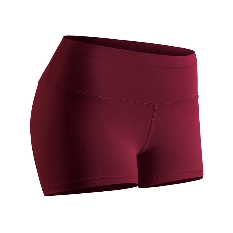 SVOKOR Workout Fitness Shorts Seamless Biker Shorts Women High Waist Female Clothing Push Up Short Elasticity Breathable