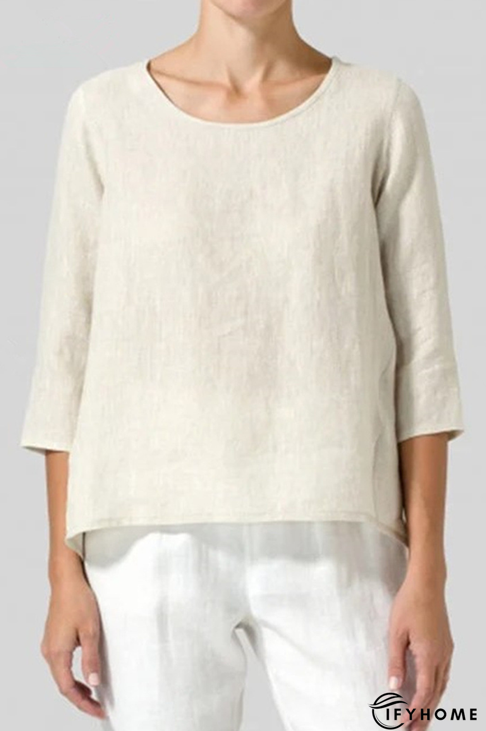 Casual Solid Basic O Neck T-Shirts(7 Colors) | IFYHOME