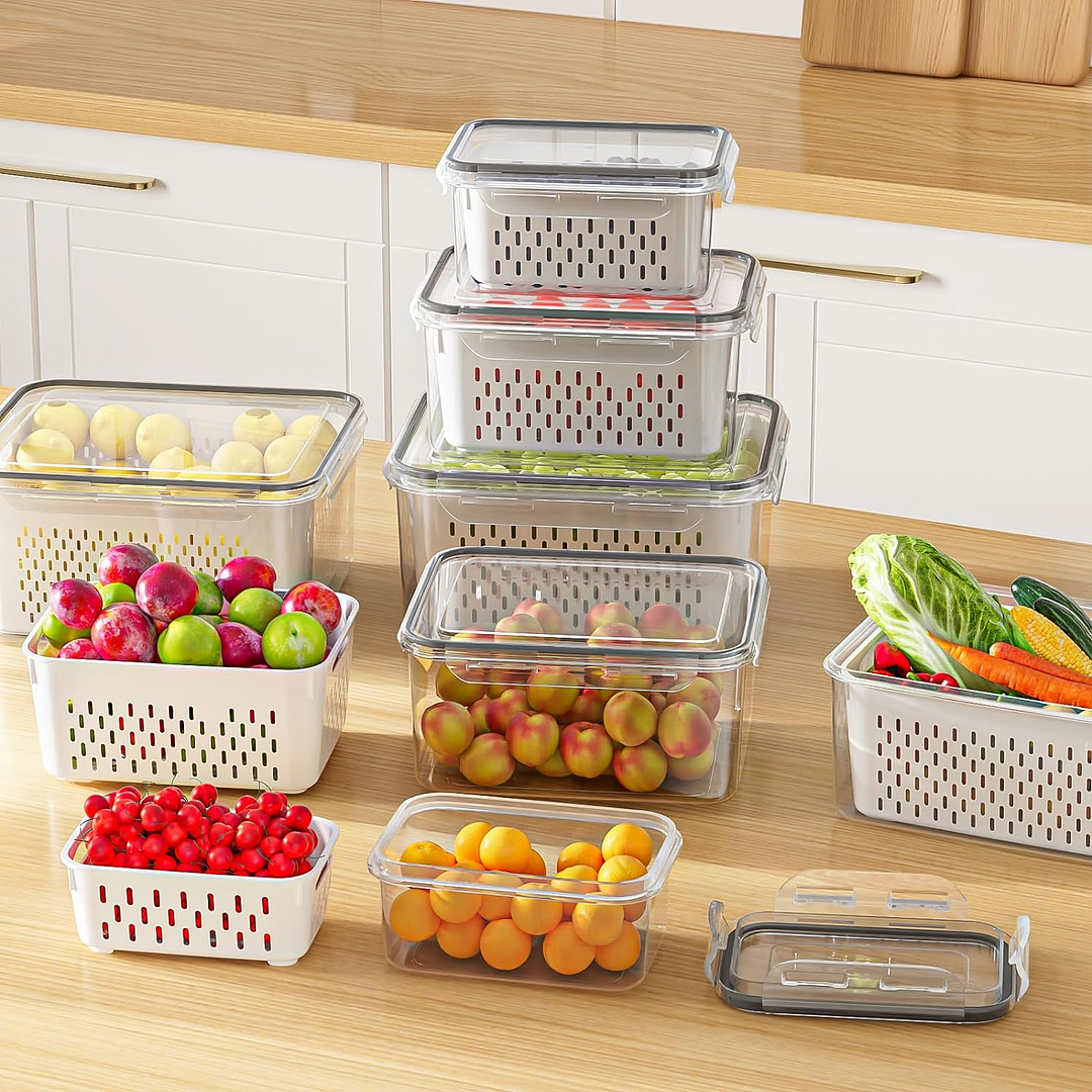 Fruit Vegetable Containers for Fridge
