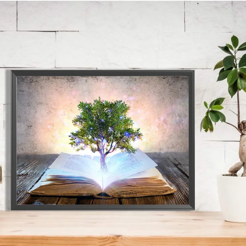 Full Round Diamond Painting 40*30cm - Magic Tree