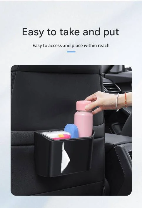 Car multifunctional seat back storage box