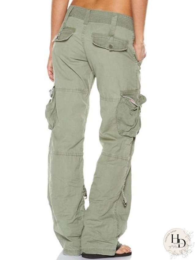 Streetwear-Inspired Black Cargo Pants