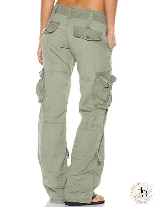 Streetwear-Inspired Black Cargo Pants