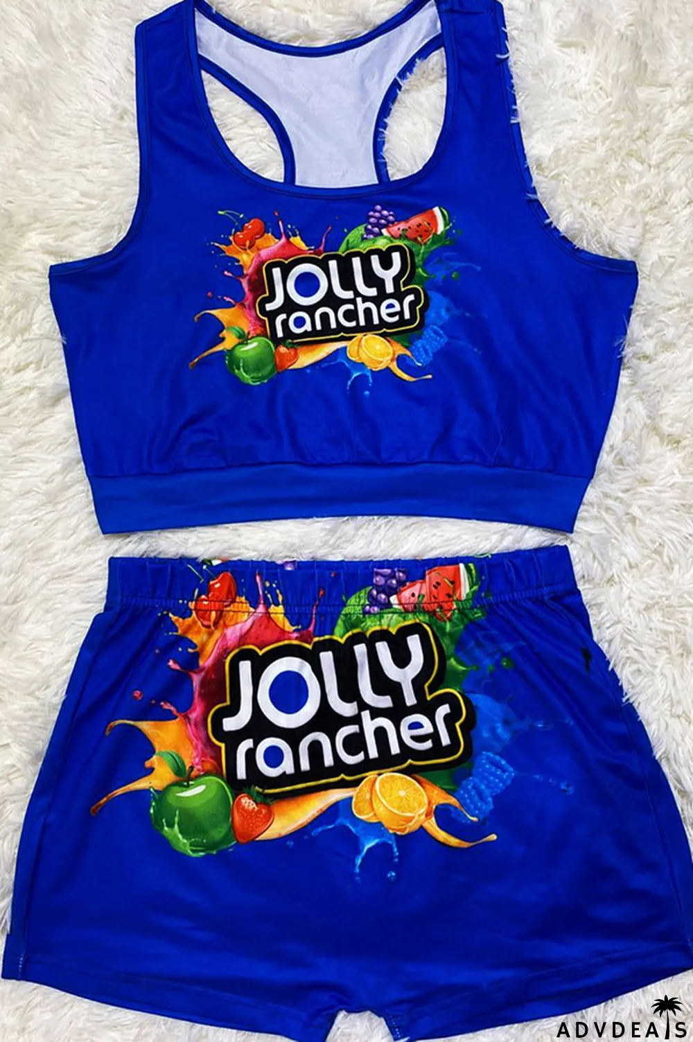 Gold Sexy Europe and America Print Solid Straight Sleeveless Two Pieces