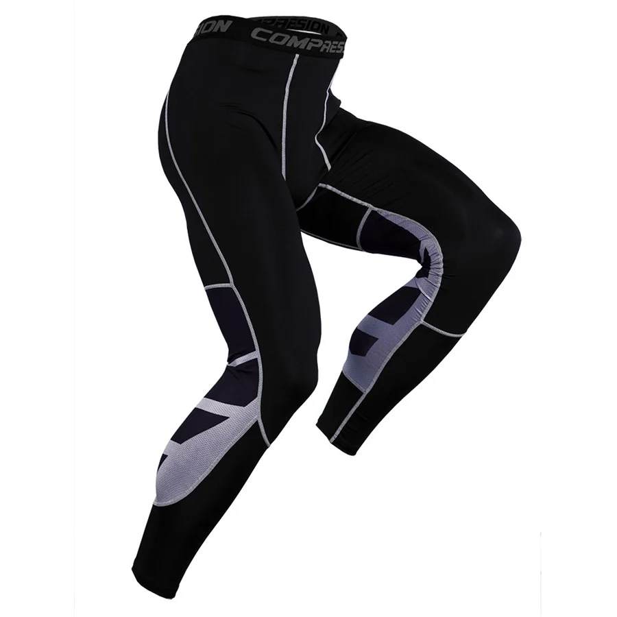 Uveng Running Tights Men Jogger Bodybuilding Sports Leggings Gym Compression Jogging Pants Long Trousers Sport Pants Men