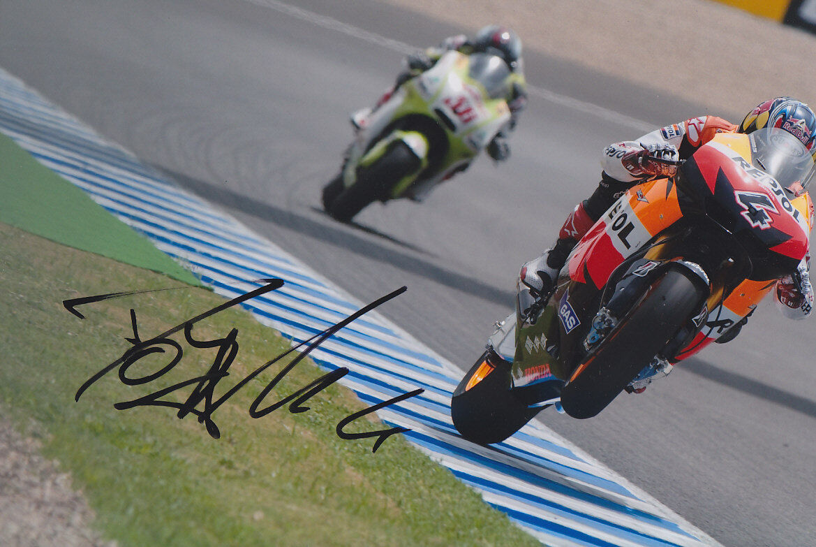 Repsol Honda Andrea Dovizioso Signed Photo Poster painting 12x8 2010.