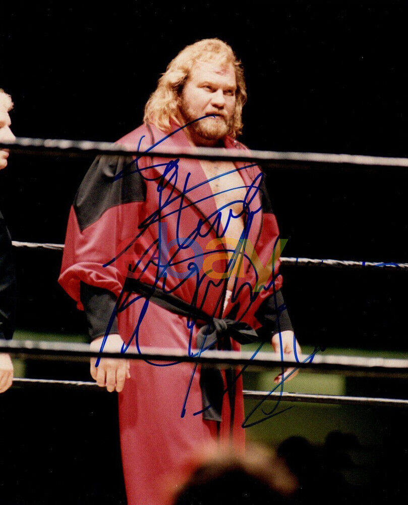 BIG JOHN STUDD AUTOGRAPHED-SI<wbr/>GNED 8X10 WWE-WWF Photo Poster painting-Photo Poster paintingGRA<wbr/>PH reprint