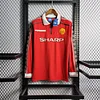 1998-2000 Retro Manchester United Home Long sleeve Football Shirt 1:1 Thai Quality
