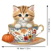 uk.everydayedeals DIY Diamond Painting Acrylic Bobble Head Decoration - Teacup Cats