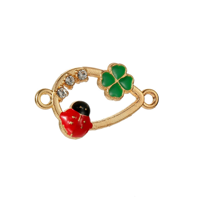 10 PCS/Package 21*15mm Alloy Animal Fruit Flower Pendant