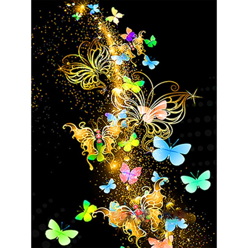 

Butterfly Glitter - Square Drill Diamond Painting - 40*50CM, 501 Original