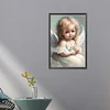 (40*60cm)Angel Girl - Round AB Drill Diamond Painting