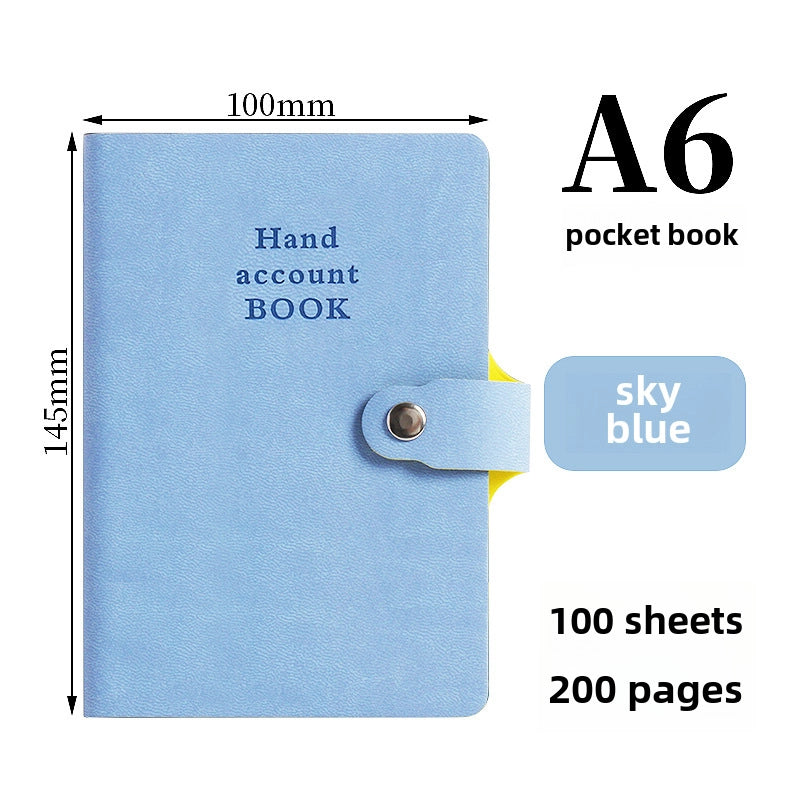 A7 Small Notebook Portable Notepad Students Carry Mini Pocket Pocket To Record Words