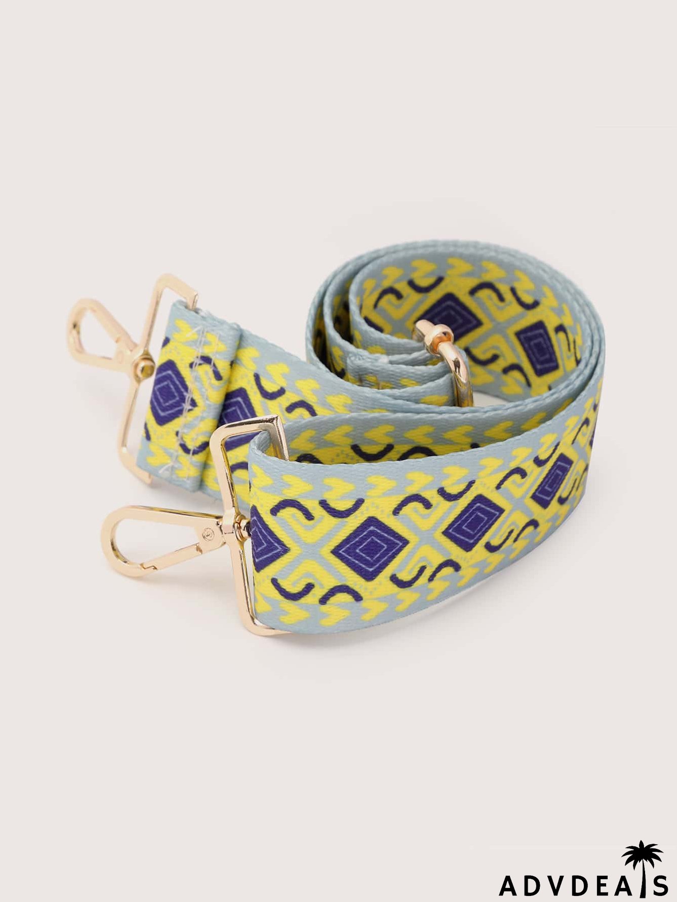 Geometric Pattern Bag Strap