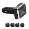 Car Tire Pressure Monitor System Temperature Alarm w/ External Sensors