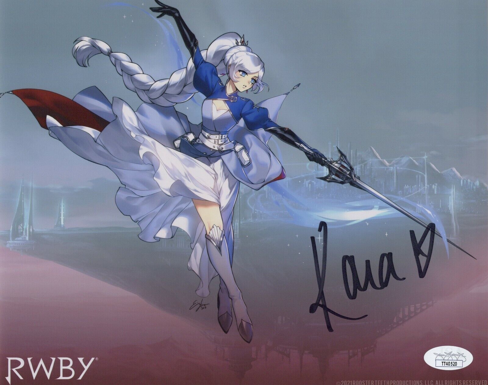 KARA EBERLE Hand Signed 8x10 RWBY Photo Poster painting Authentic Autograph JSA COA Cert