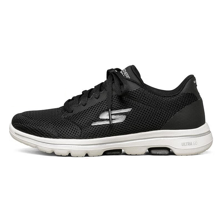 Skechers® lightweight black running shoes