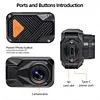 2K HD WiFi Motorcycle Camera IP67 Waterproof Motorcycle Dash Cam 140 Degree Wide Angle Driving Dash Cam DVR Camcorder for Cycling