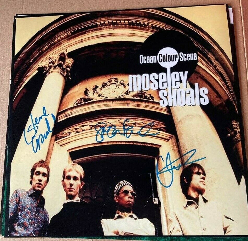 Ocean Colour Scene **HAND SIGNED** 12x12 Photo Poster painting ~ Moseley Shoals