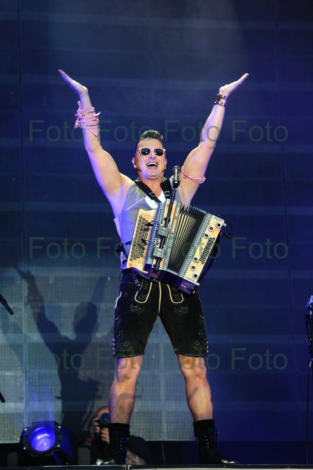 Andreas Gabalier Volks Musik Foto 20 x 30 cm ohne Autogramm (Be-59