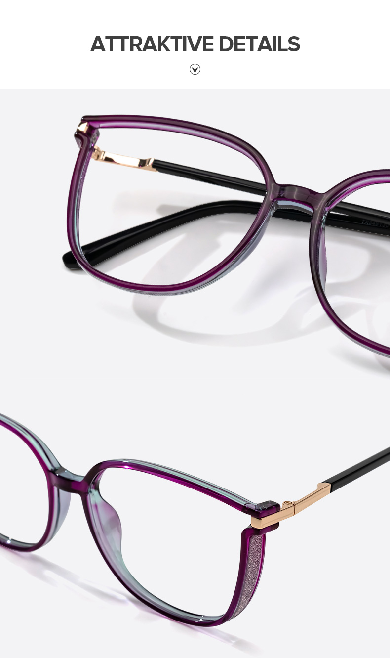 Walden Lila Cateye Brille