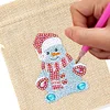 >SALE<Drawstring Christmas Candy Bag DIY Diamond Painting Kit (FD013A+FD013B)