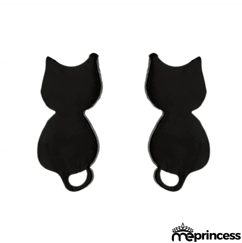 Women Fashion Hollow Eagle Owl Snake Dolphin Bee Giraffe Elephant Dog Cat Rabbit Fish Bird Penguim Stainless Steel Stud Earrings