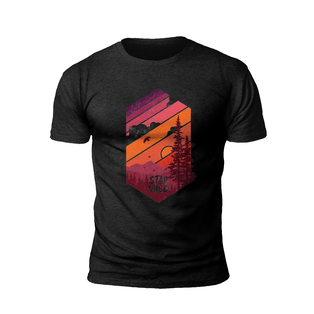 Embrace Nature: The 'Stay Wild' T-Shirt