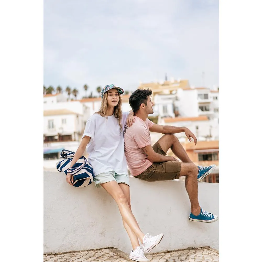 SIMWOOD 2021 summer new lanscape digital print t-shirt men vintage 100% cotton breathable plus size tops matching couple t shirt