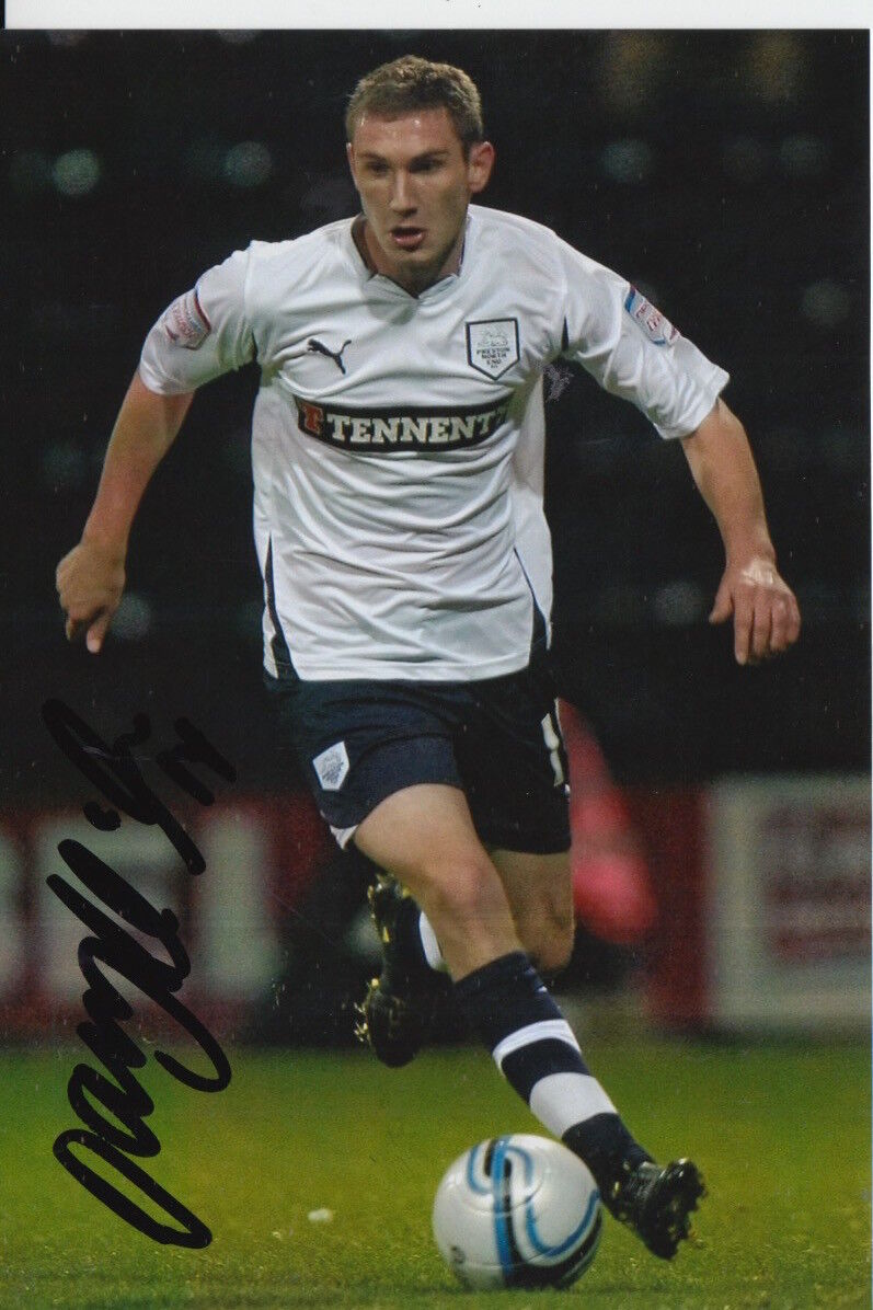 PRESTON NORTH END HAND SIGNED DANNY MAYOR 6X4 Photo Poster painting 1.