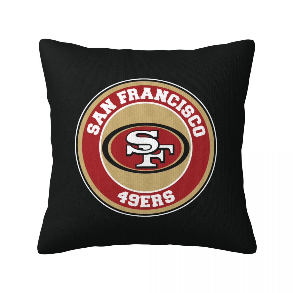 San Francisco 49ers Circle Logo Throw Pillows 18 x 18 inch
