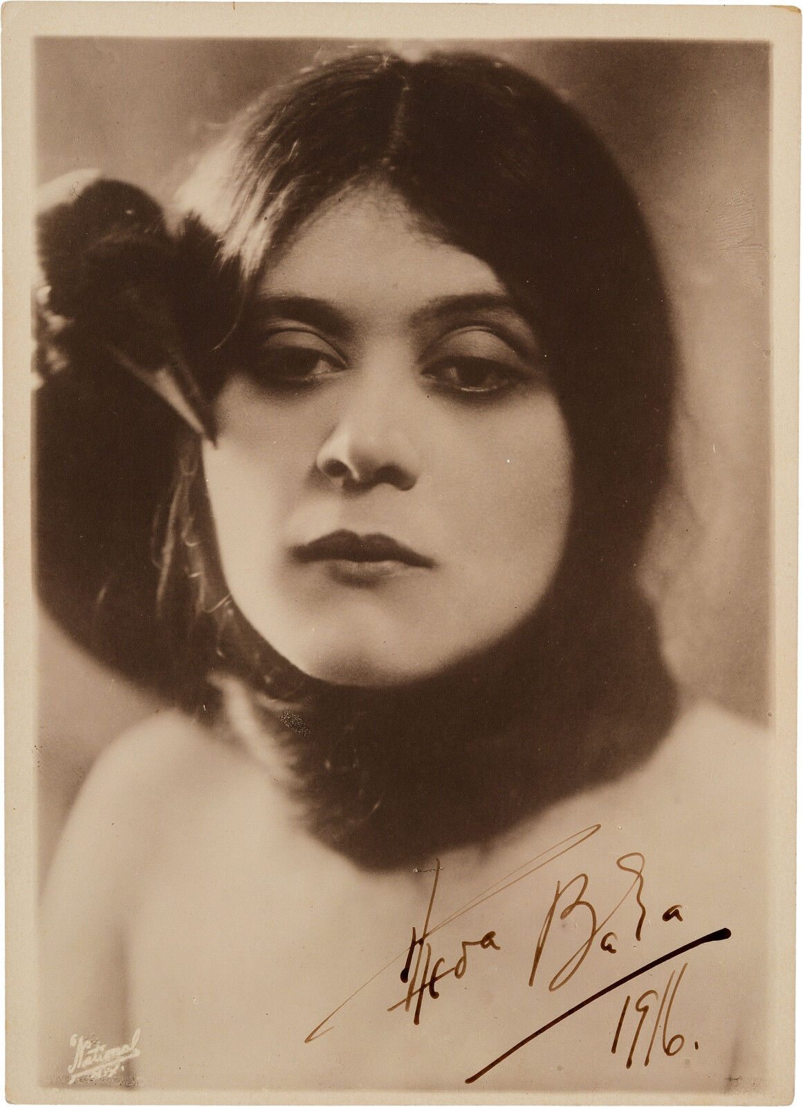 THEDA BARA Signed Photo Poster paintinggraph - Silent Film Actress - The Vamp - preprint