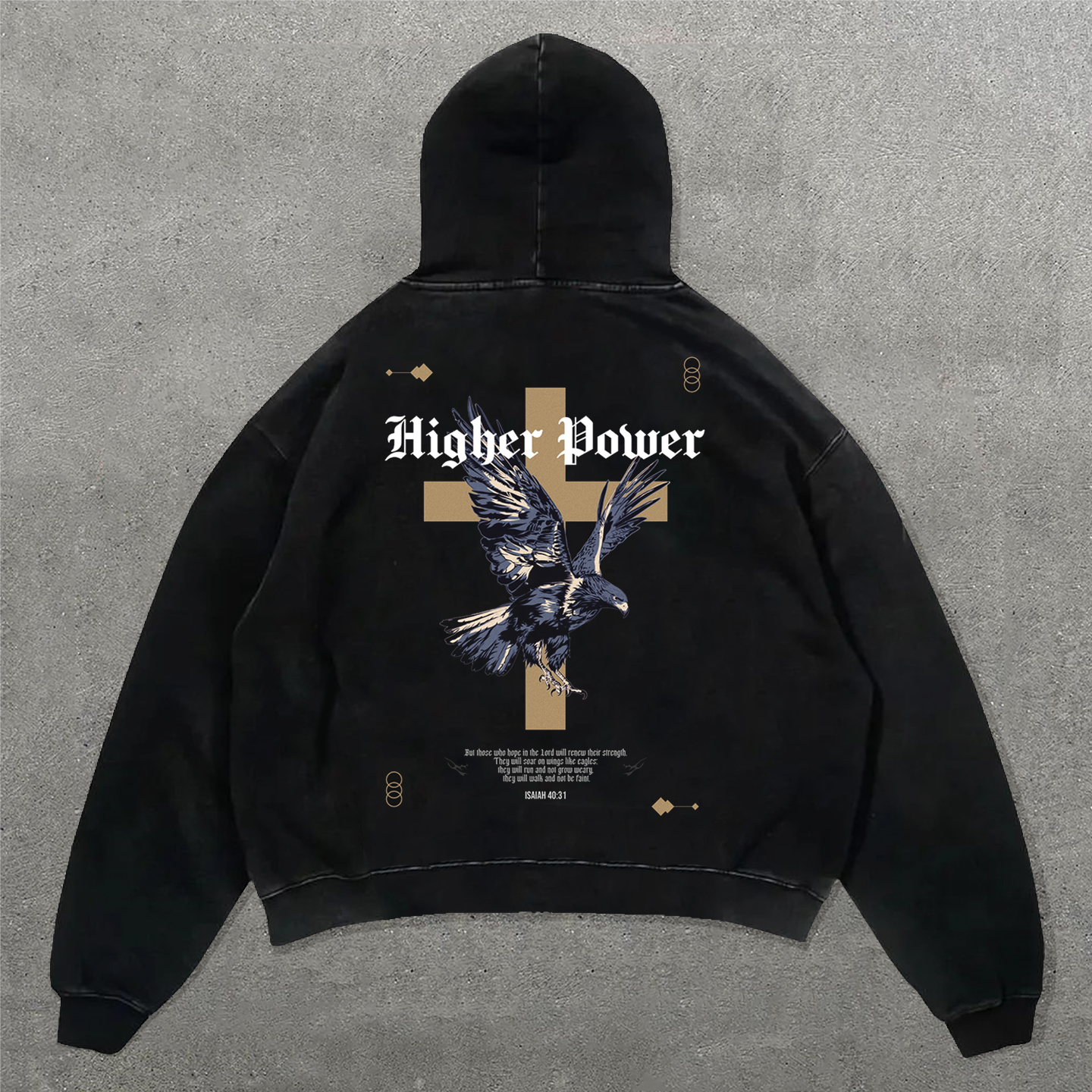 Isaiah 40:31 Print Long Sleeve Hoodies