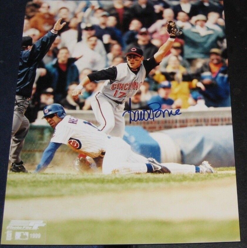 Aaron Boone Cincinnati Reds SIGNED Photo Poster painting FILE 8x10 COA Autographed Baseball
