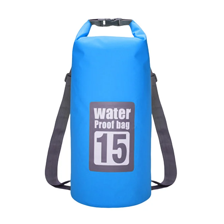 15/30L Boating Water Bag Inflatable PVC Portable for Water Sports (15L Blue)
