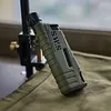 Outdoor BBQ Igniter Waterproof Portable Telescopic Lighter Gift for Men (Green)
