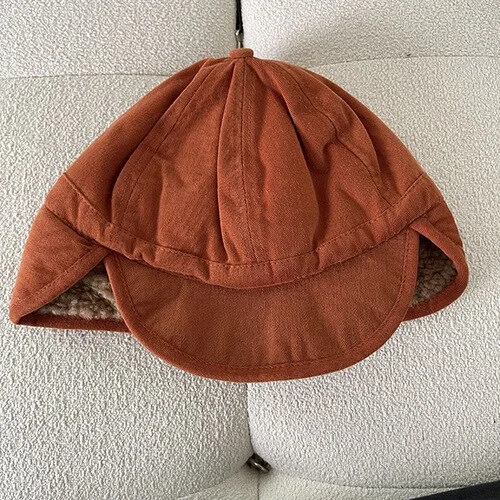 INS Men Women Winter Cap Hat Thick Warm Unisex Baseball CapEarflap Cap Men Women Lambswool Baseball Bomber Gorros