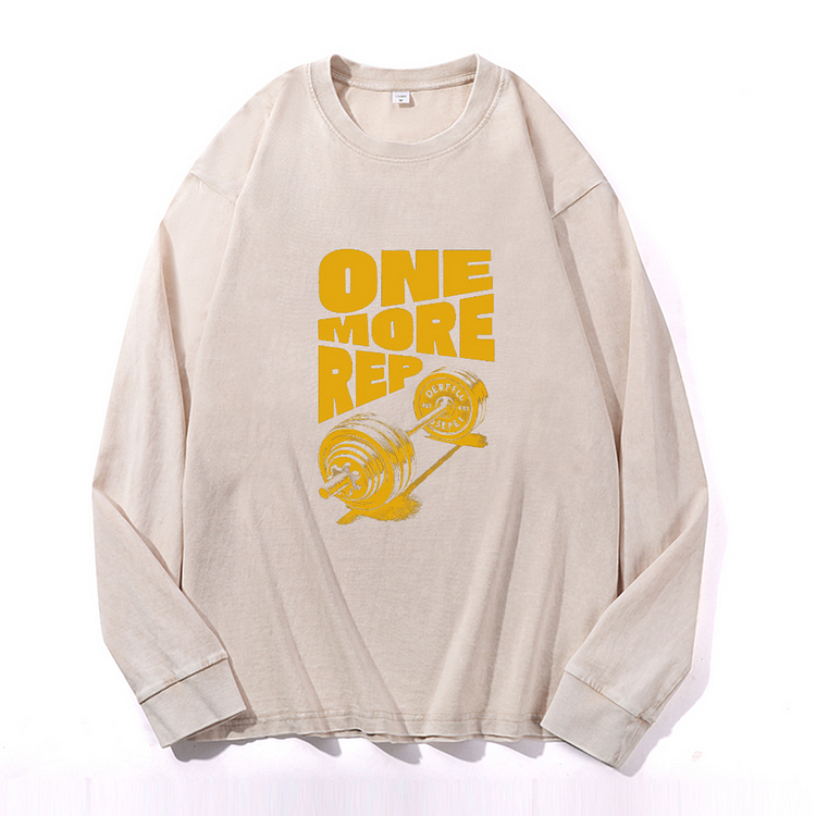 One More Per  Men's Washed Sweathshirt