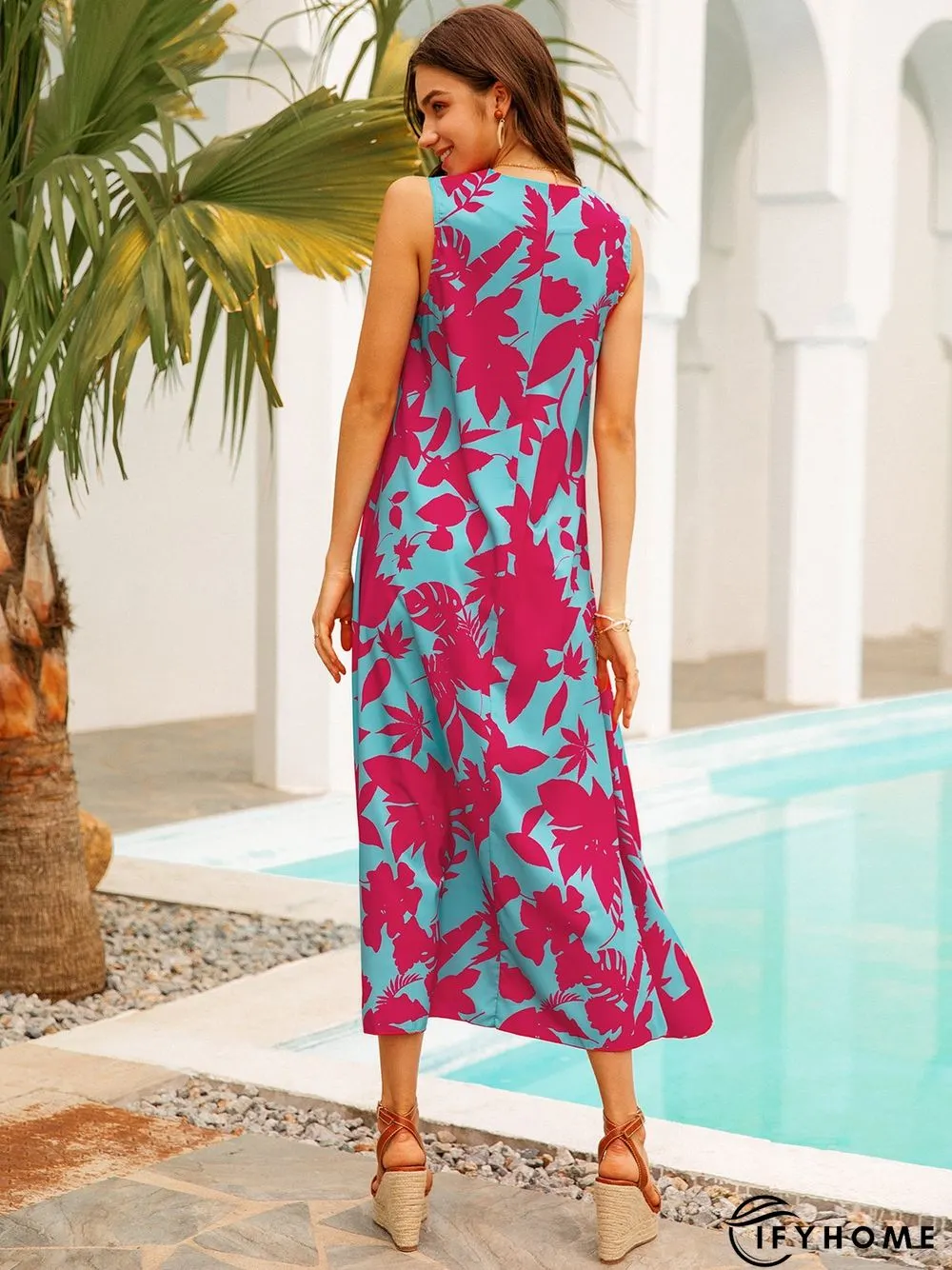 Casual Sleeveless Weaving Dress | IFYHOME